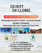 Would you climb Kilimanjaro for the Greenfingers Charity?