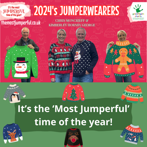 Chris Moncrieff & Kimberley Hornby George take on the ‘Most Jumperful Time of the Year’