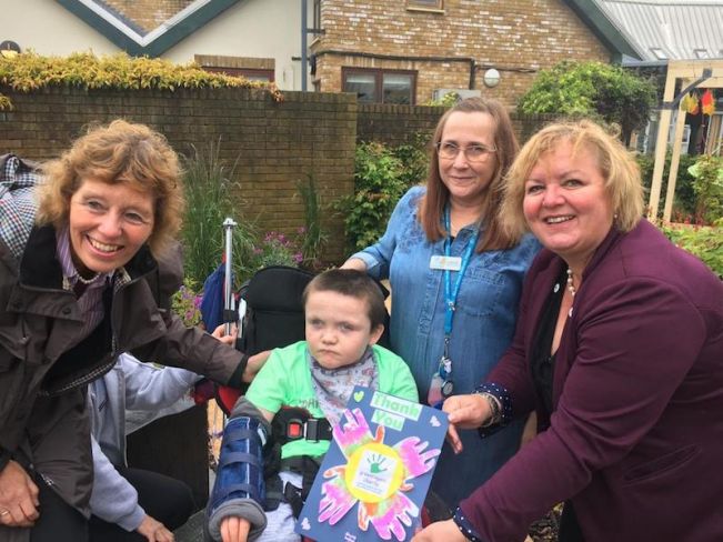 Greenfingers open new hospice garden at Claire House, Bebington, Wirral