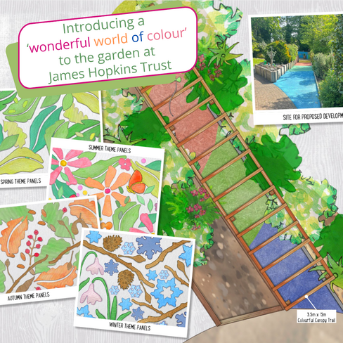 Introducing a 'wonderful world of colour' to the garden at James Hopkins Trust