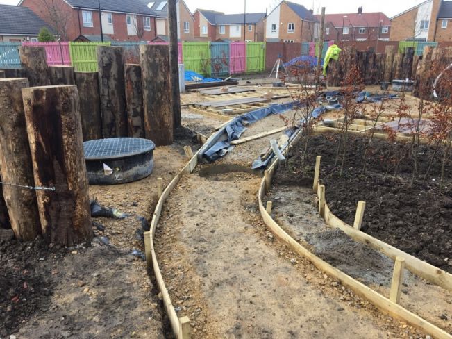 Magical 'Nest to Rest' Greenfingers Garden takes shape
