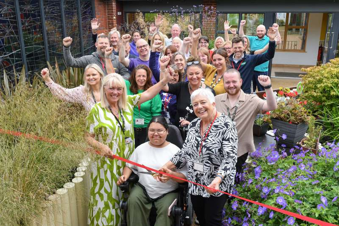 The Greenfingers Sensory Gardens officially opens at Derian House